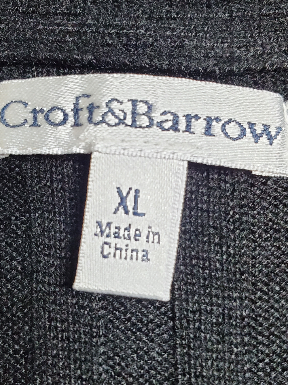 Croft & Barrow Women's Cardigan Sweater, Black (Size XL) - Picture 4 of 8